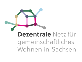 Logo der Dezentrale - Netz für gemeinschaftliches Wohnen in Sachsen